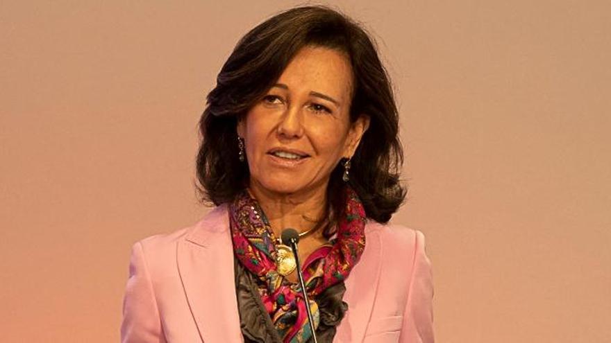 La presidenta del Banco Santander, Ana Botín.