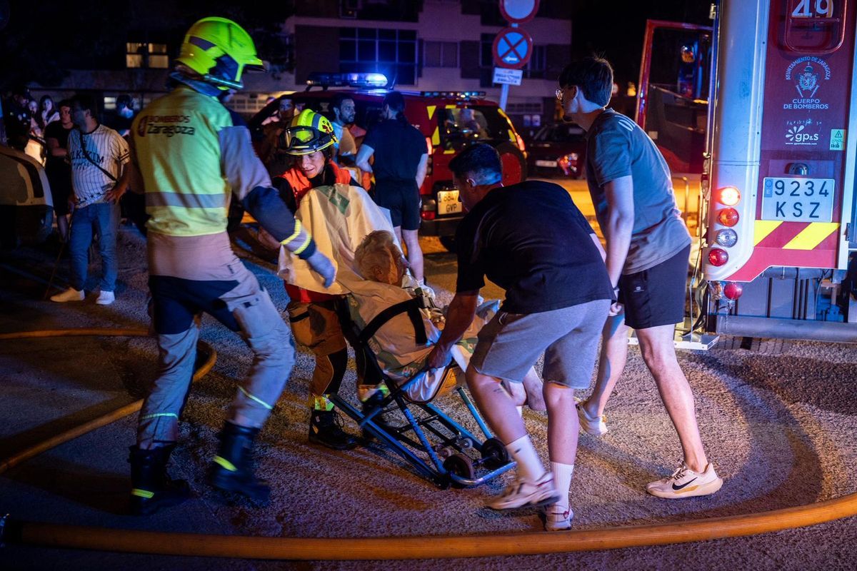 Un fallecido y varios heridos en el incendio de una residencia de ancianos en Zaragoza