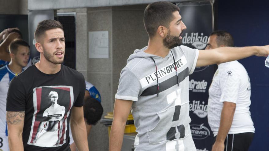 Felipe Alfonso y Carlos Martínez, el sábado en la Ciudad Deportiva del Levante
