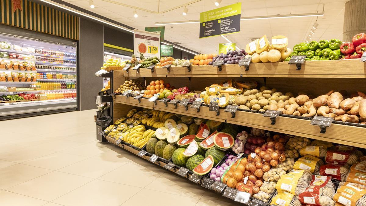 Imagen en el interior de un supermercado.