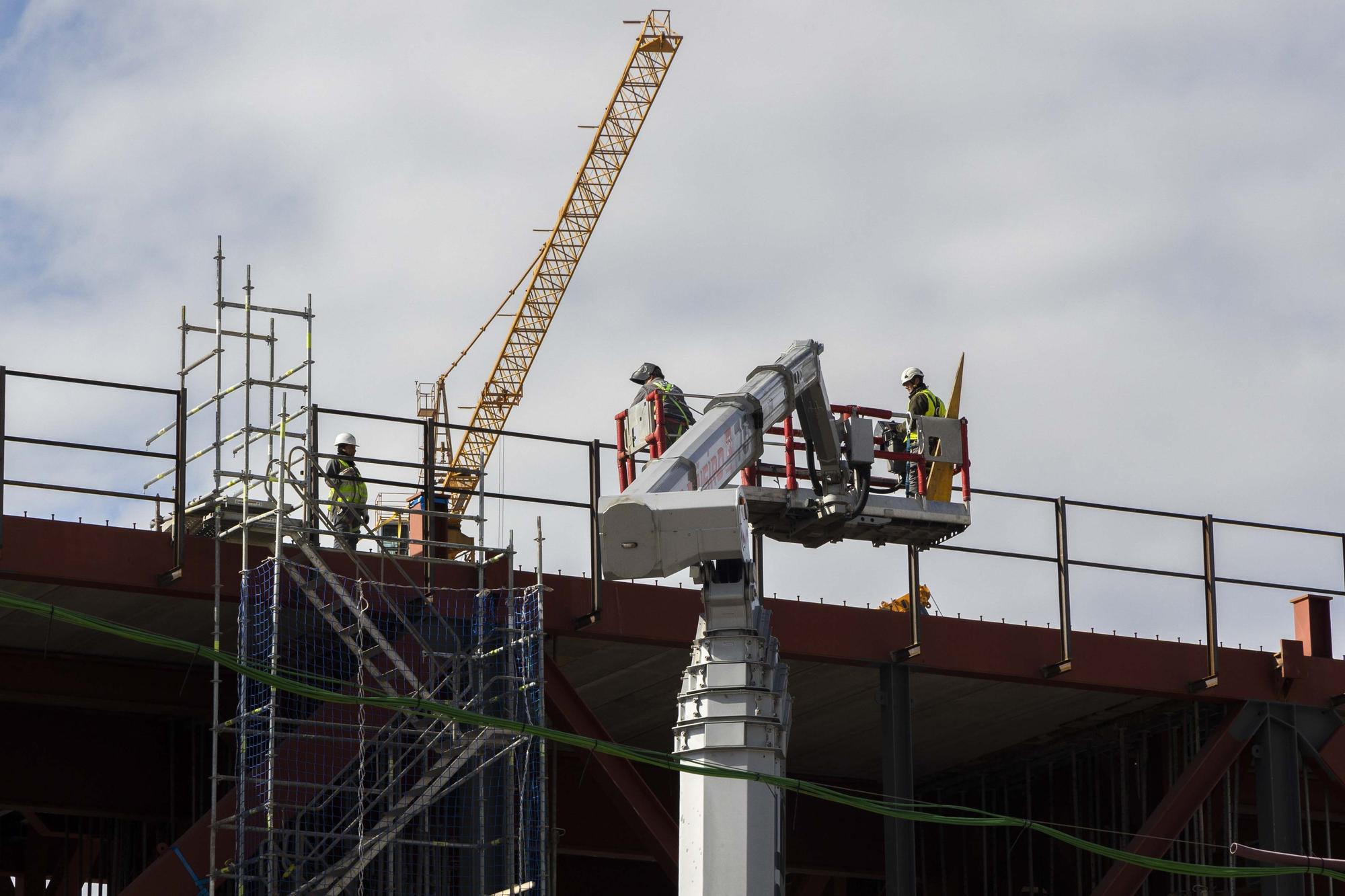 Así avanzan las obras del Roig Arena