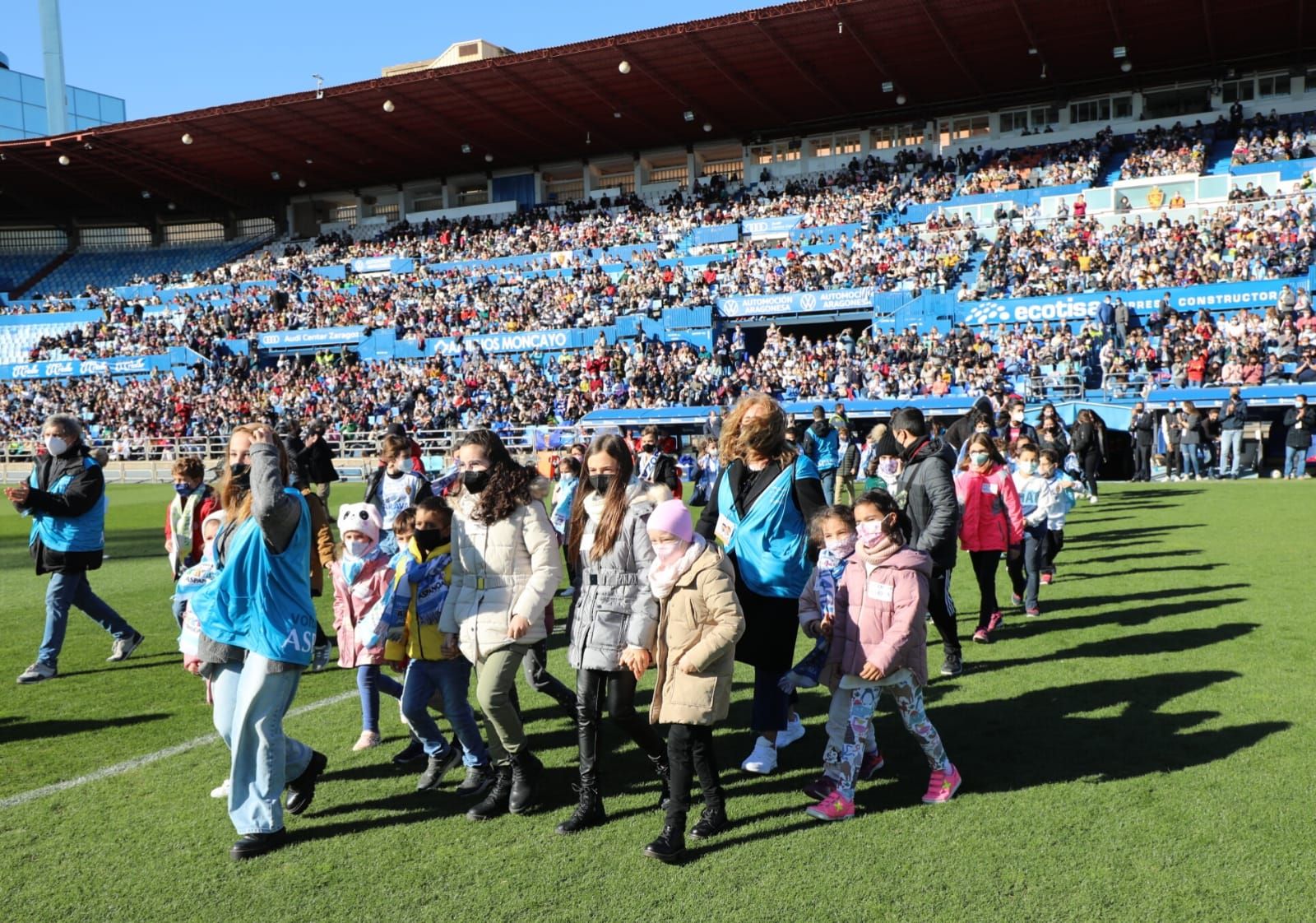 FOTOGALERÍA | El partido de Aspanoa vuelve a poblar La Romareda