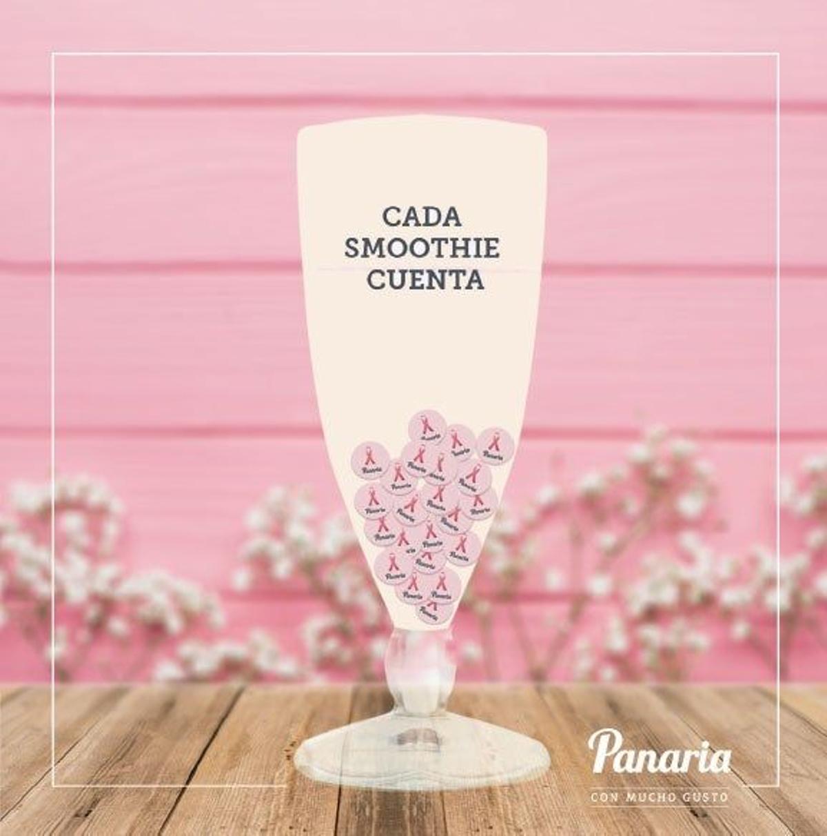 El smoothie de frutos del bosque de Panaria apoya la lucha contra el cáncer de mama