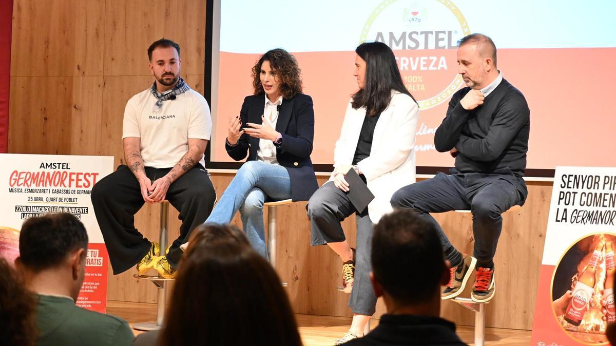 La alcaldesa de Quart de Poblet, Cristina Mora, durante la presentación del Germanor Fest.