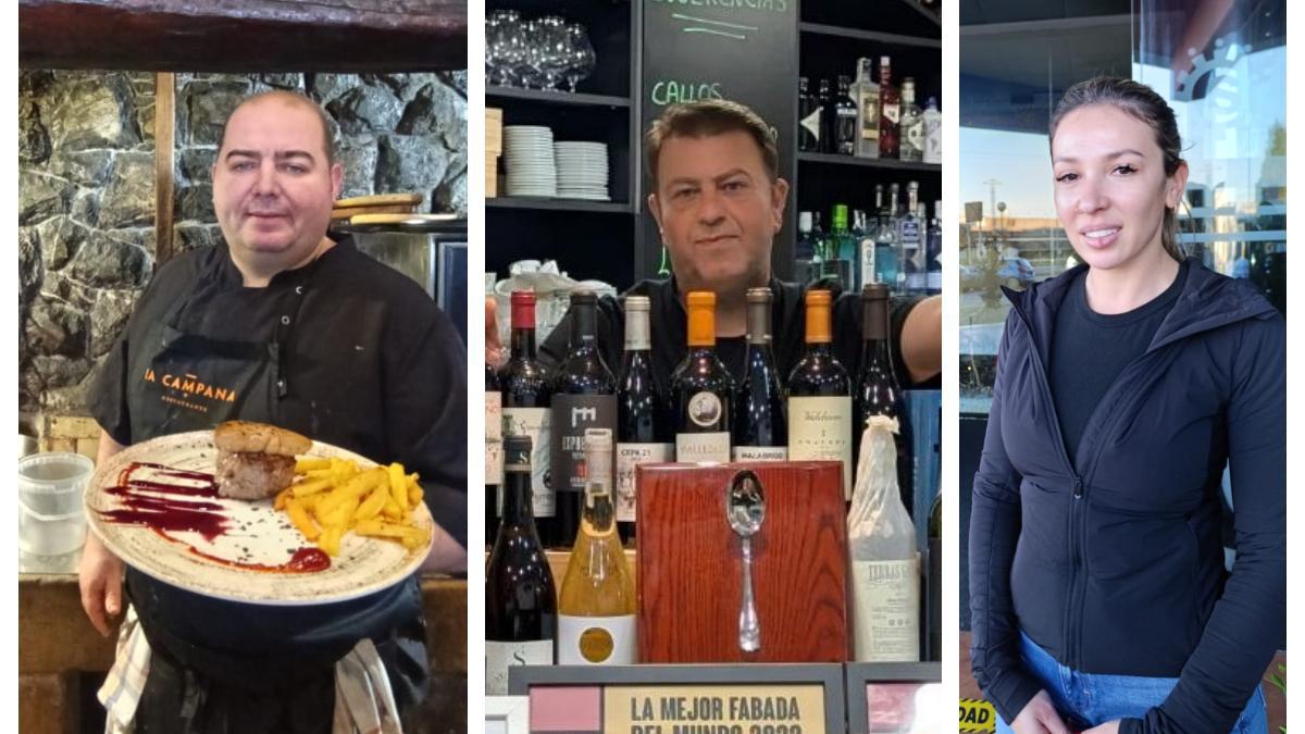 Javier Alonso, José María Ramos e Irina Chitiboi.