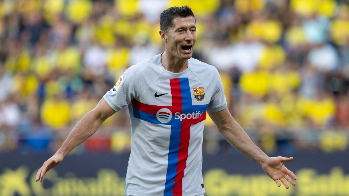 Lewandowski revolucionó el Cádiz- Barça