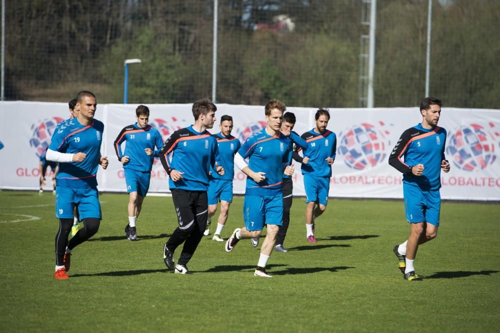 Entrenamiento del Real Oviedo