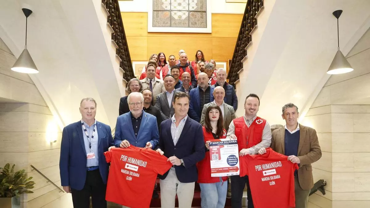 La Cruz Roja de Gijón calienta motores para su marcha solidaria: "Queremos llegar a recaudar 4.000 euros en favor de la infancia y la adolescencia vulnerable"