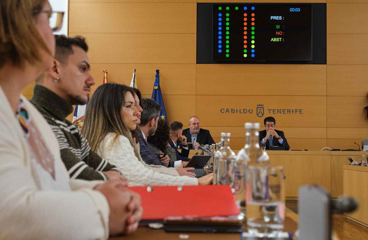 Pleno extraordinario y urgente del Cabildo de Tenerife Pleno extraordinario y urgente del Cabildo de Tenerife
