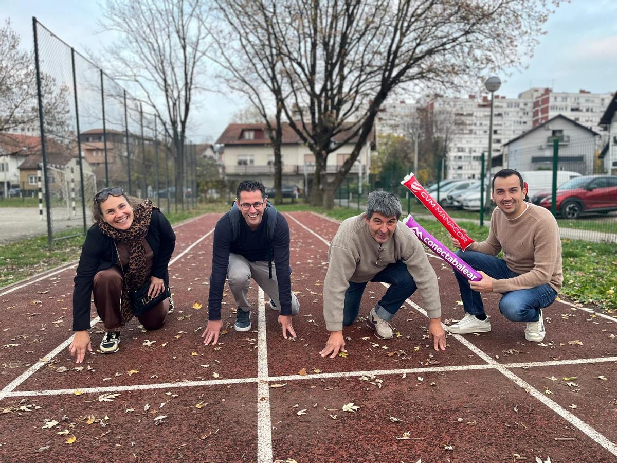 Un viaje para la historia del ConectaBalear CV Manacor a Zagreb