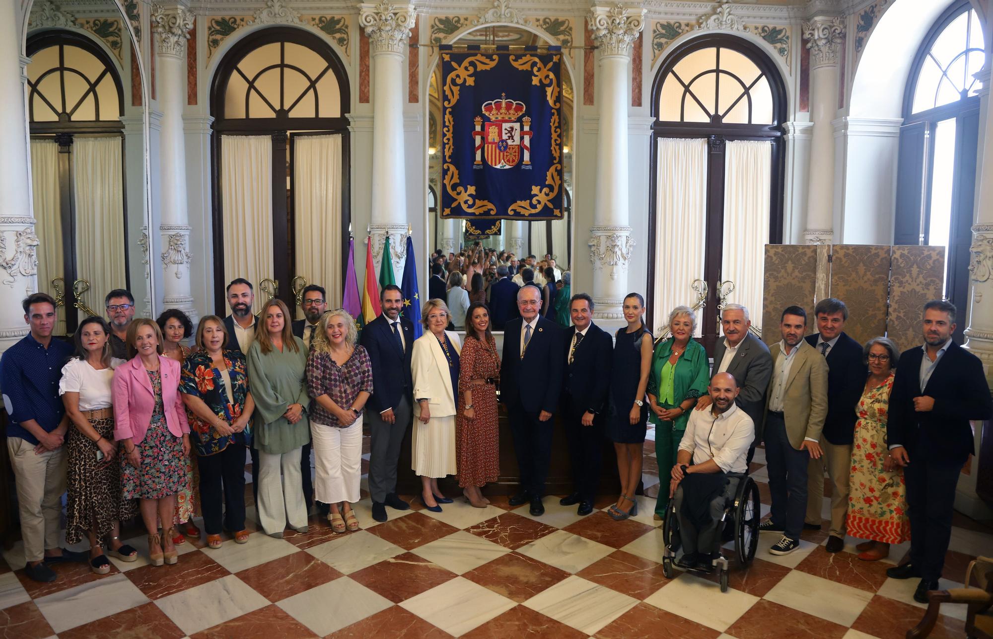 Toma de posesión de los nuevos concejales del Ayuntamiento de Málaga