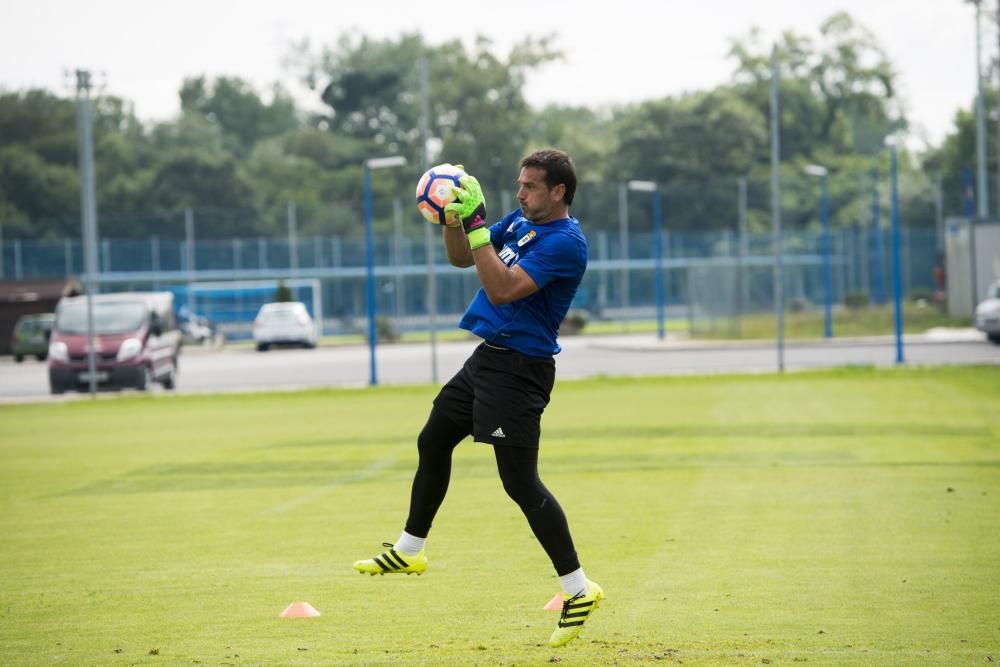 Entrenamiento del Real Oviedo