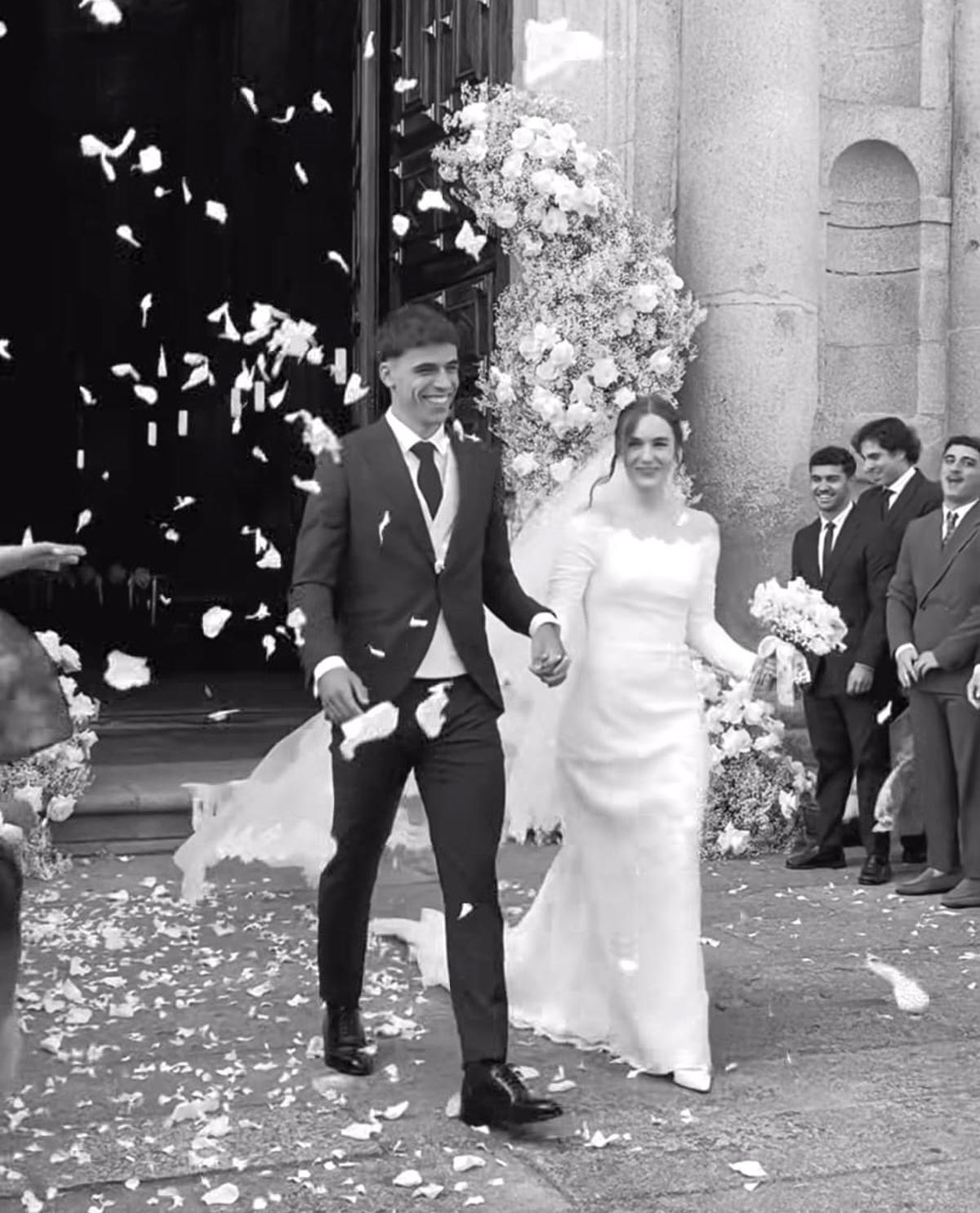 Las instantáneas de los novios y los invitados a la boda del excéltico Gabri Veiga