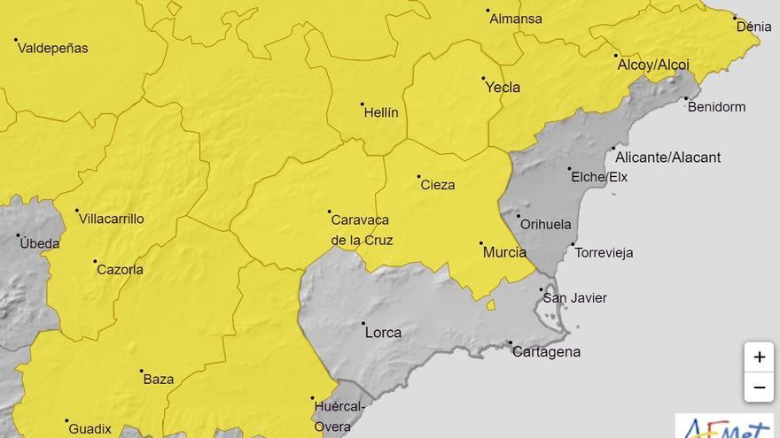 Lluvias de hasta 25 litros por metro cuadrado para este miércoles en la Región