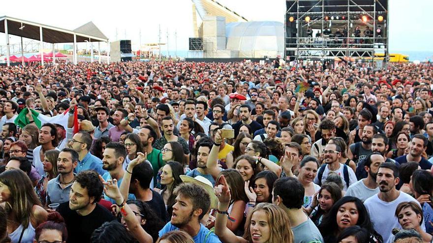 Assistents a un concert del festival Cruïlla de l&#039;any 2017.