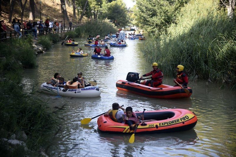 Bajada del Canal de Torrero en Zaragoza