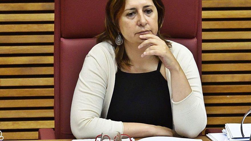 La consellera Rosa Pérez en la comisión de Coordinación.