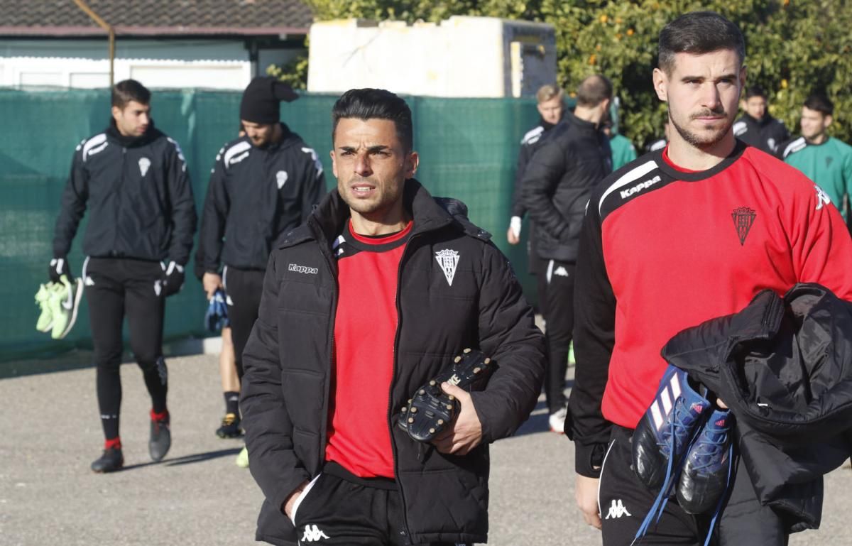 Primer entrenamiento de Jorge Romero tras hacerse cargo del primer equipo del CCF