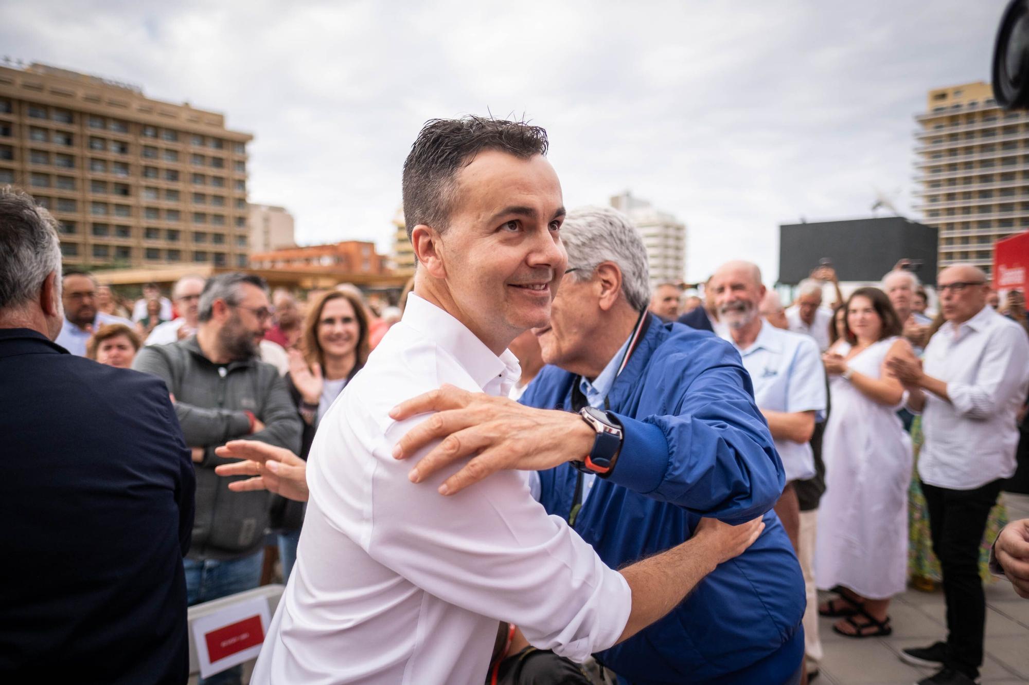 El PSOE presenta las candidaturas por la isla de Tenerife.