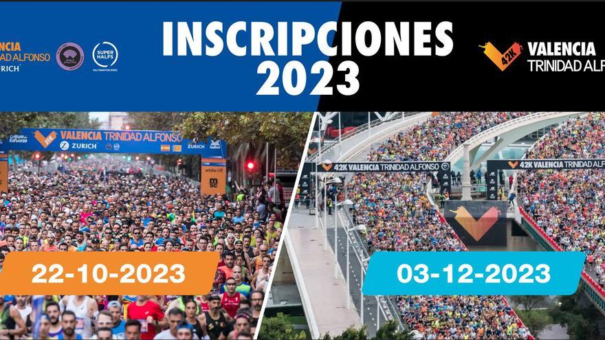 Más de 10.000 inscritos al Maratón de València 2023 en tan sólo una semana