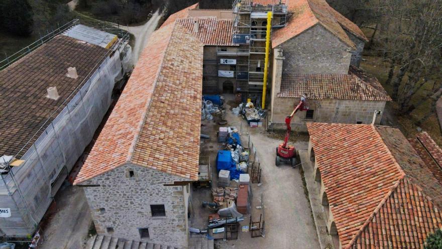 El mal tiempo vuelve a retrasar el final de las obras de Sant Joan de Penyagolosa: así está el santuario ahora