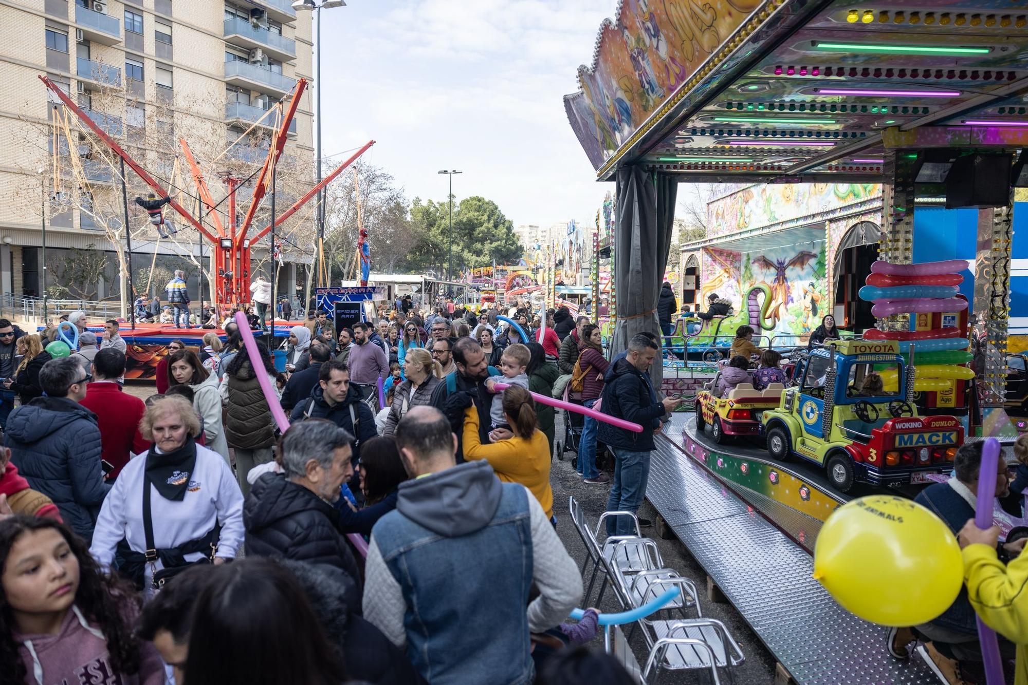 Las ferias vuelven a llenarse en el Tío Jorge tras un año de ausencia