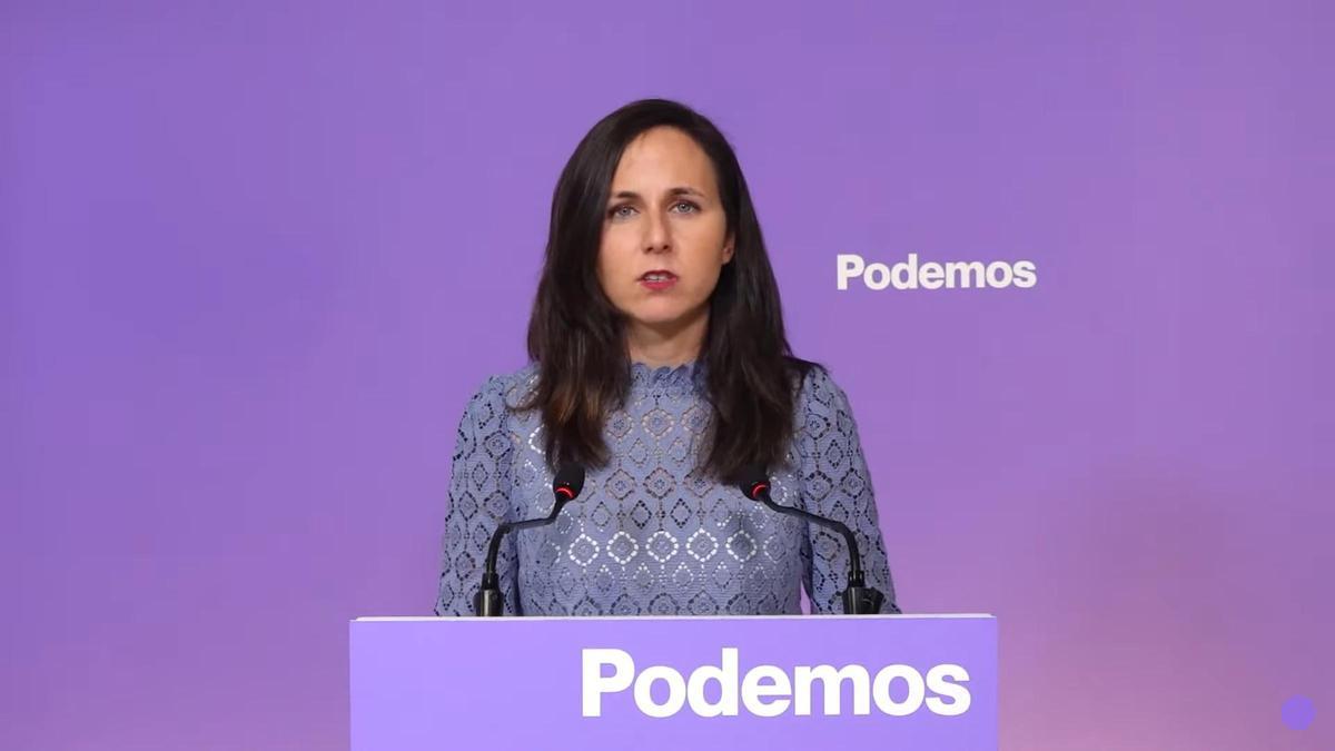 Podem garanteix un acord amb Sumar tot i que no hi sigui Irene Montero