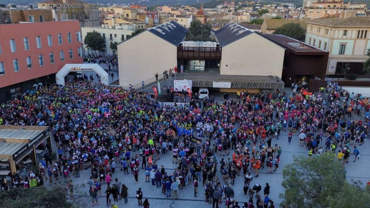 El tret de sortida de l’Oncotrail, ahir. | DDG