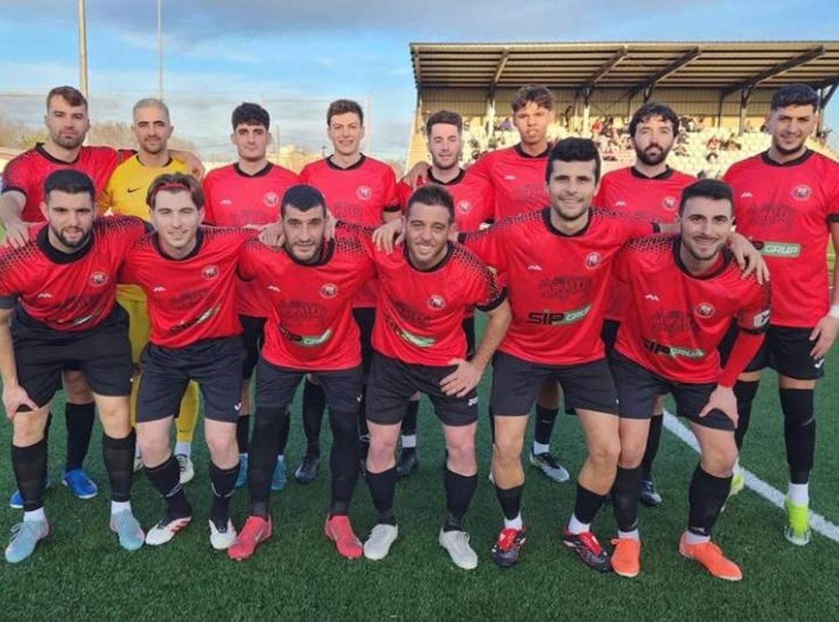 La plantilla de l'Empuriabrava en un partit d'aquesta temporada.