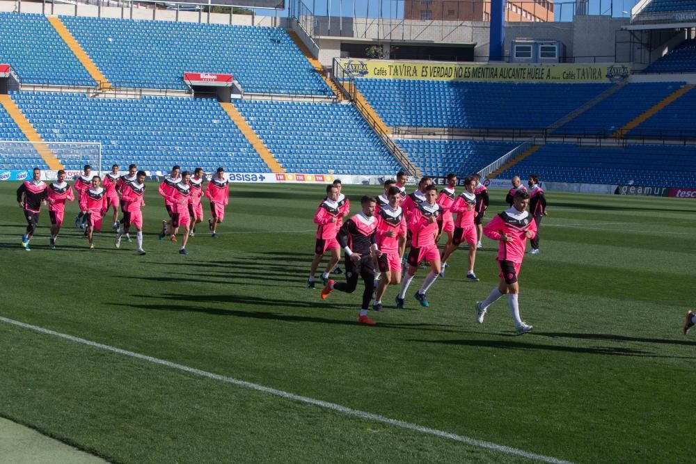 Primer entrenamiento del Hércules de 2018