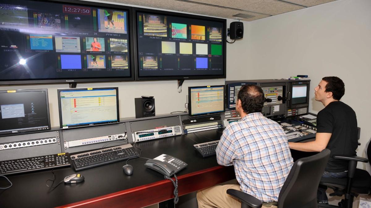 En la Porta 104 del camp Nou se encontraban las instalaciones de Canal Barça