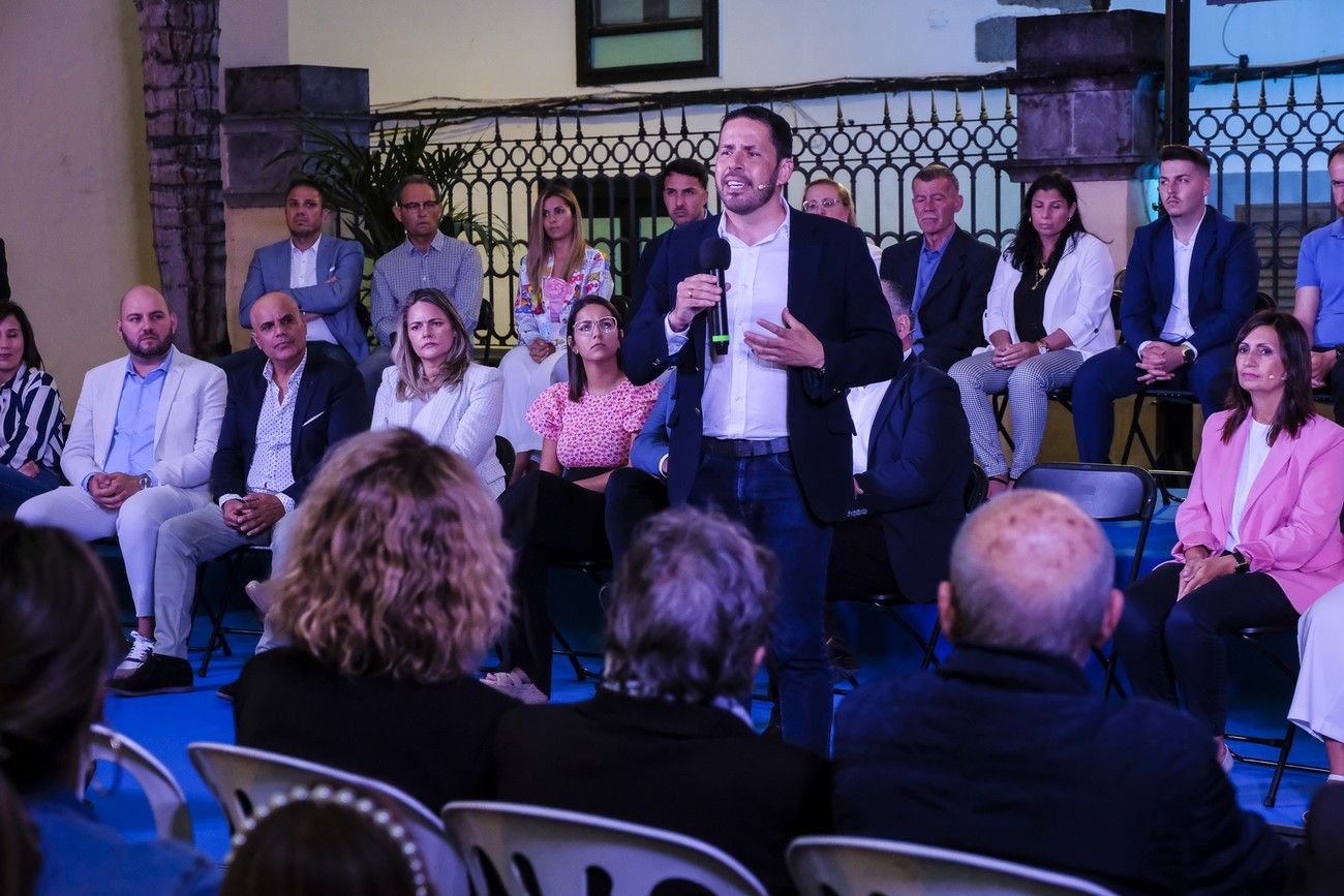 Acto de presentación del candidato de Coalición Canaria a la alcaldía de Telde, Héctor Suárez.