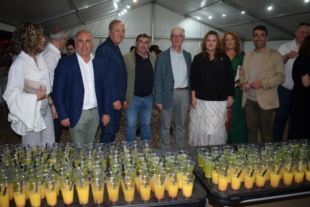 Un momento de la celebración de la fiesta de la caña y la anguila celebrada en Valga.
