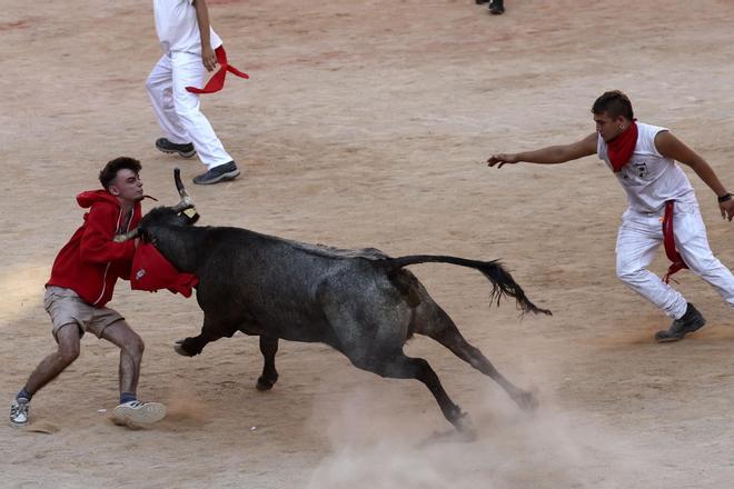 El séptimo encierro de Sanfermines 2022, en imágenes