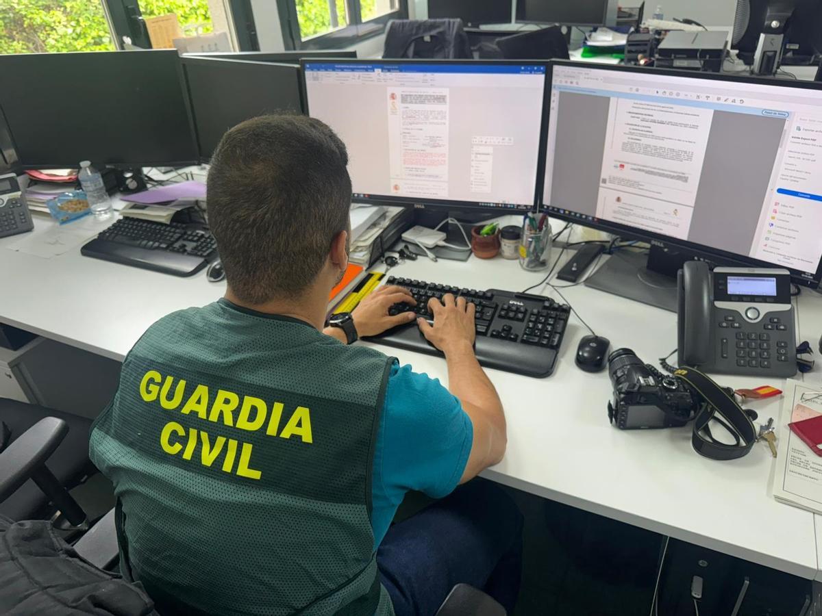 Agende de la Guardia Civil, en una imagen de archivo