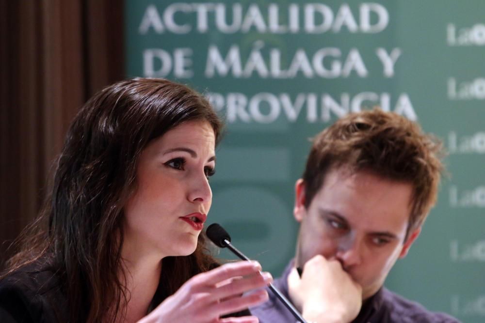 Virginia DeVirginia deMorata, Salva Reina, Noemí Ruiz y Tomás GaMorata, Salva Reina, Noemí Ruiz y Tomás García fueron los primeros participantes de estas jornadas culturales organizadas por La Opinión