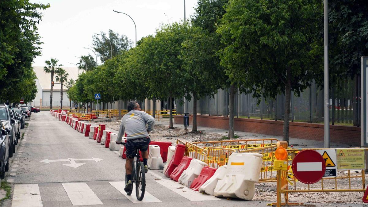 Inicio de las obras de las obras de la Super Manzana del barrio de Huelin.