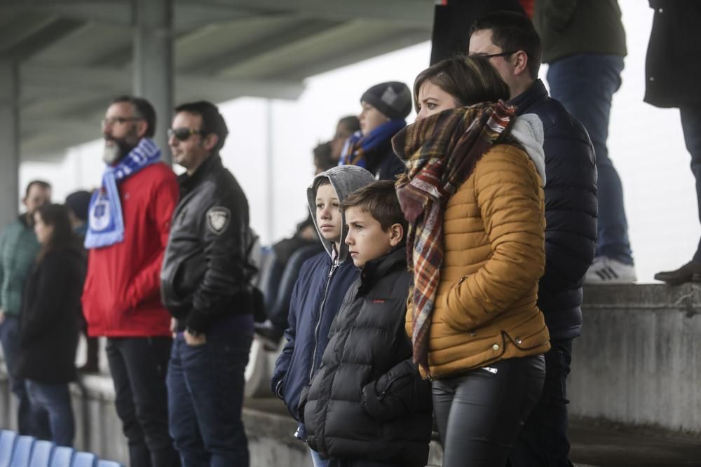 Entrenamiento a puerta abierta del Real Oviedo