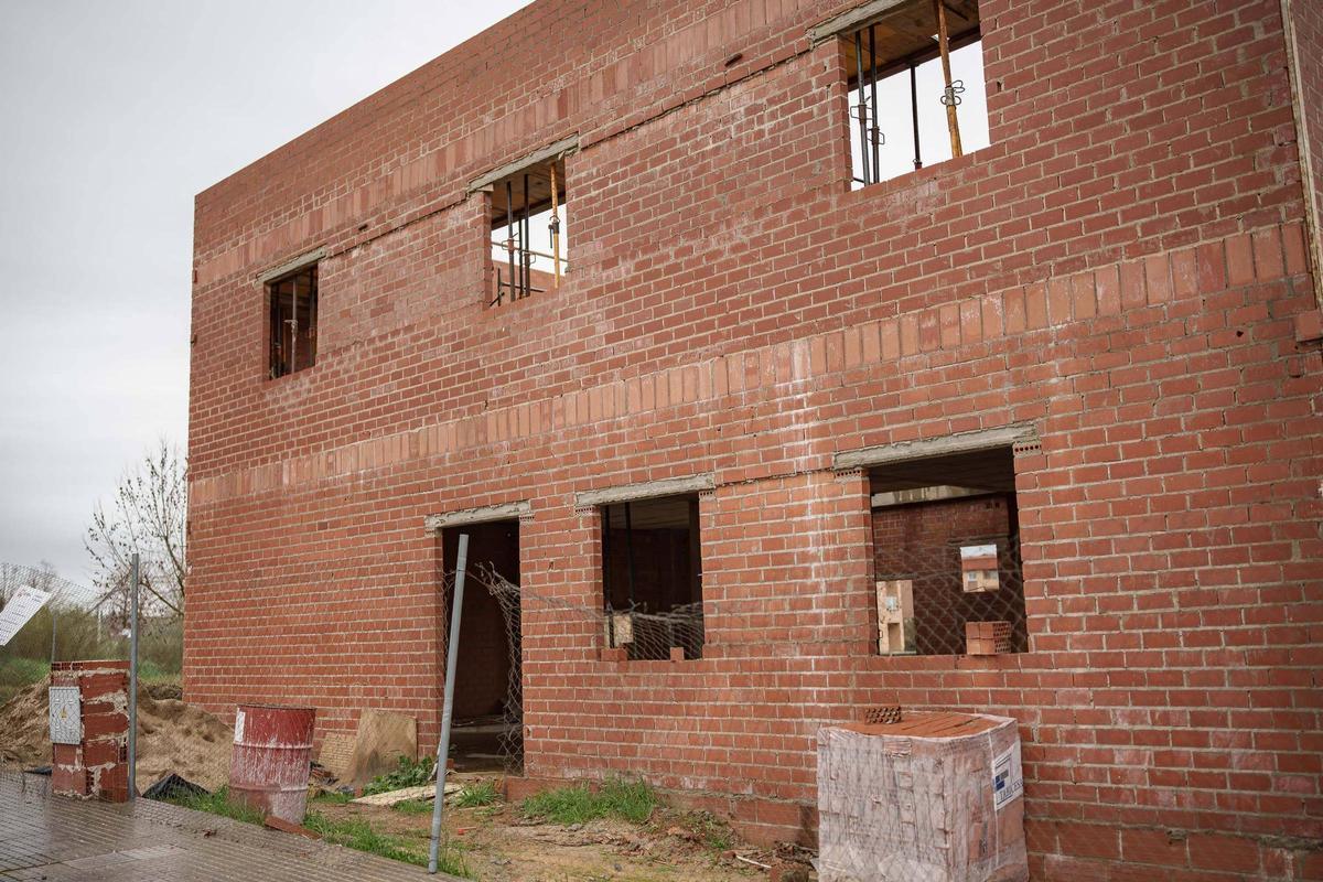 Obra de vivienda nueva.