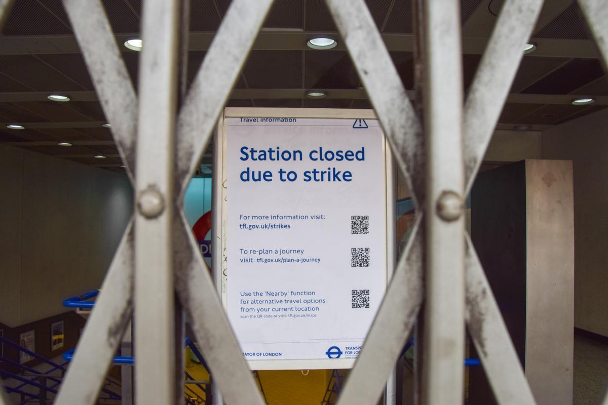 La huelga en el metro de Londres paraliza todas las líneas