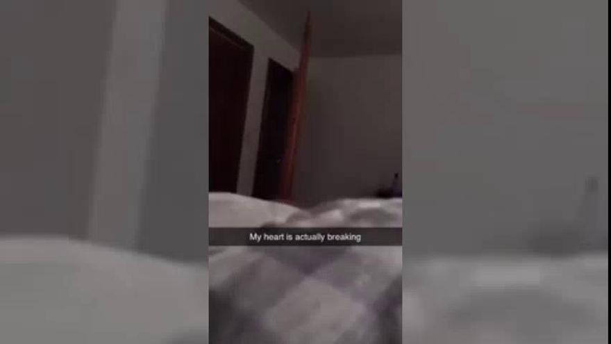 Viral | Una embarazada descubre un fantasma observándola y lo graba