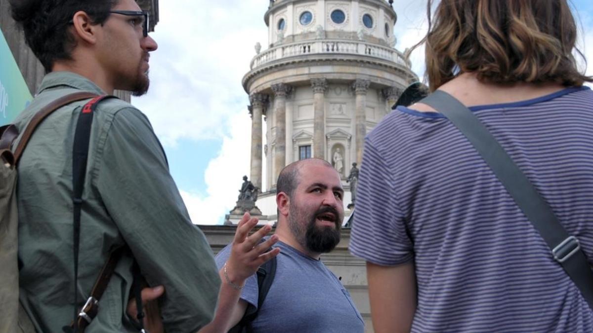 refugiado sirio guia turistico en berlin