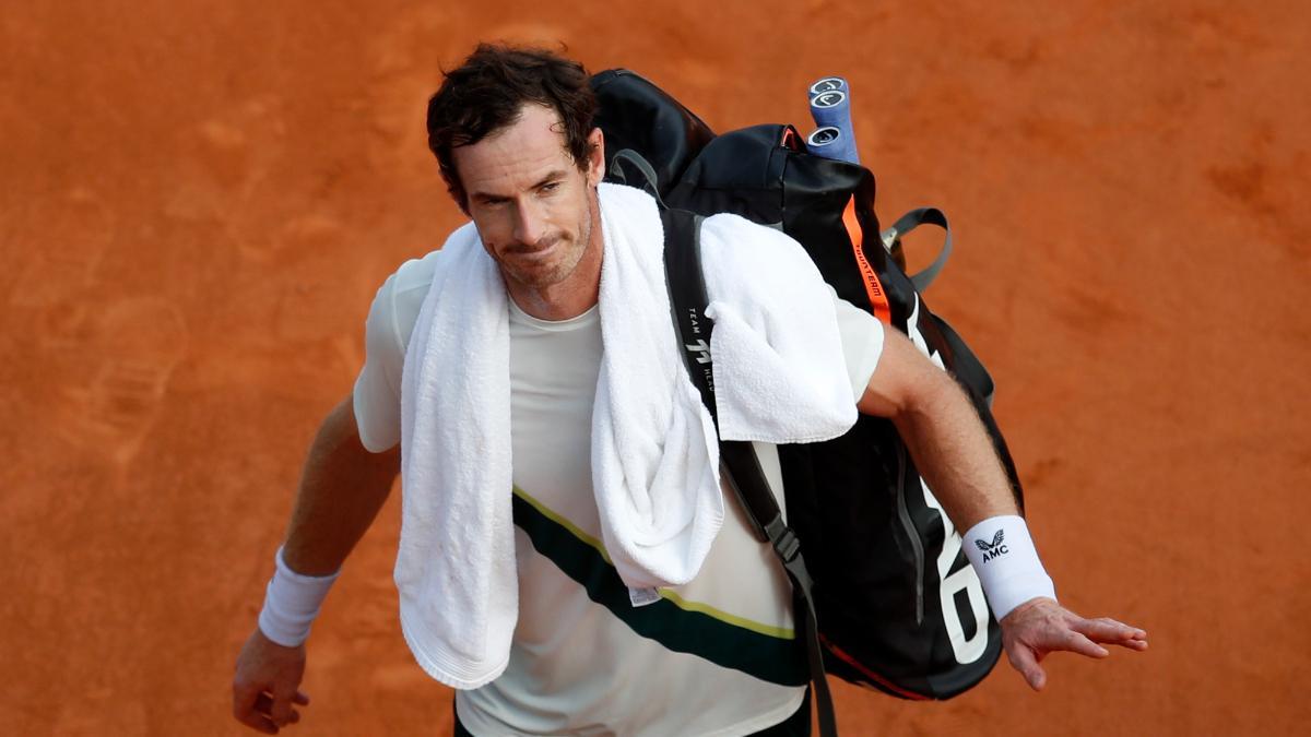 Andy Murray, despidiéndose de la afición