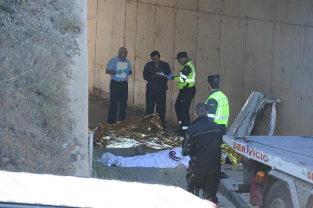 Grave accidente en la autovía Lorca-Águilas