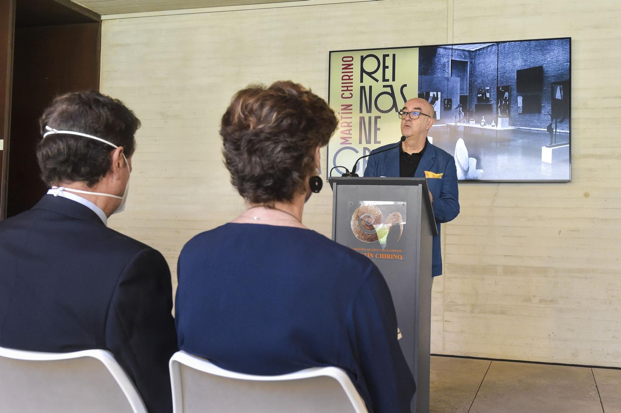 Inauguración de la exposición 'Martín Chirino. Reinas Negras'.