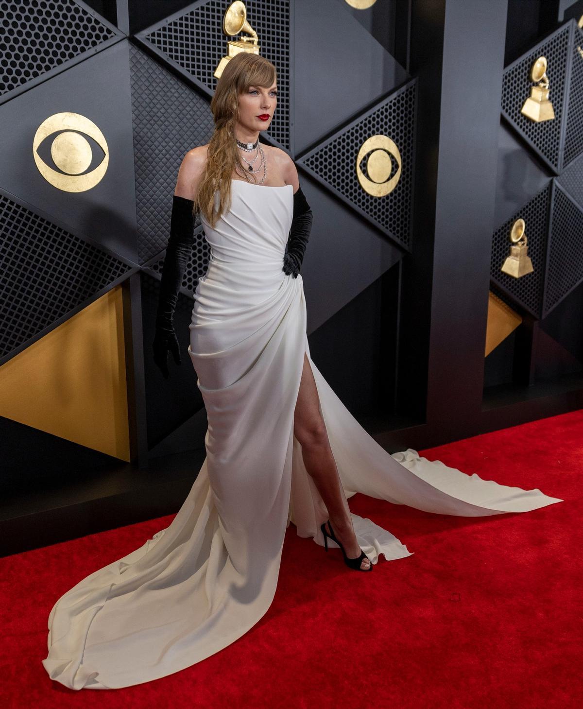 Taylor Swift, en la gala de los Grammy 2024