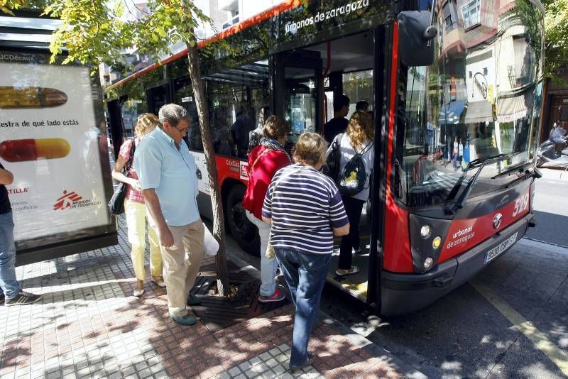 Fotogalería: Comienza la huelga del bus