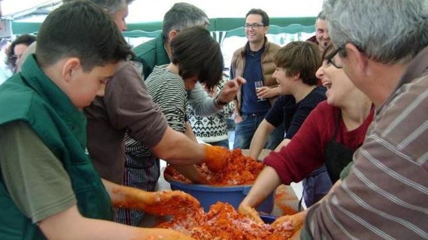 Las matanzas fueron muy participativas.