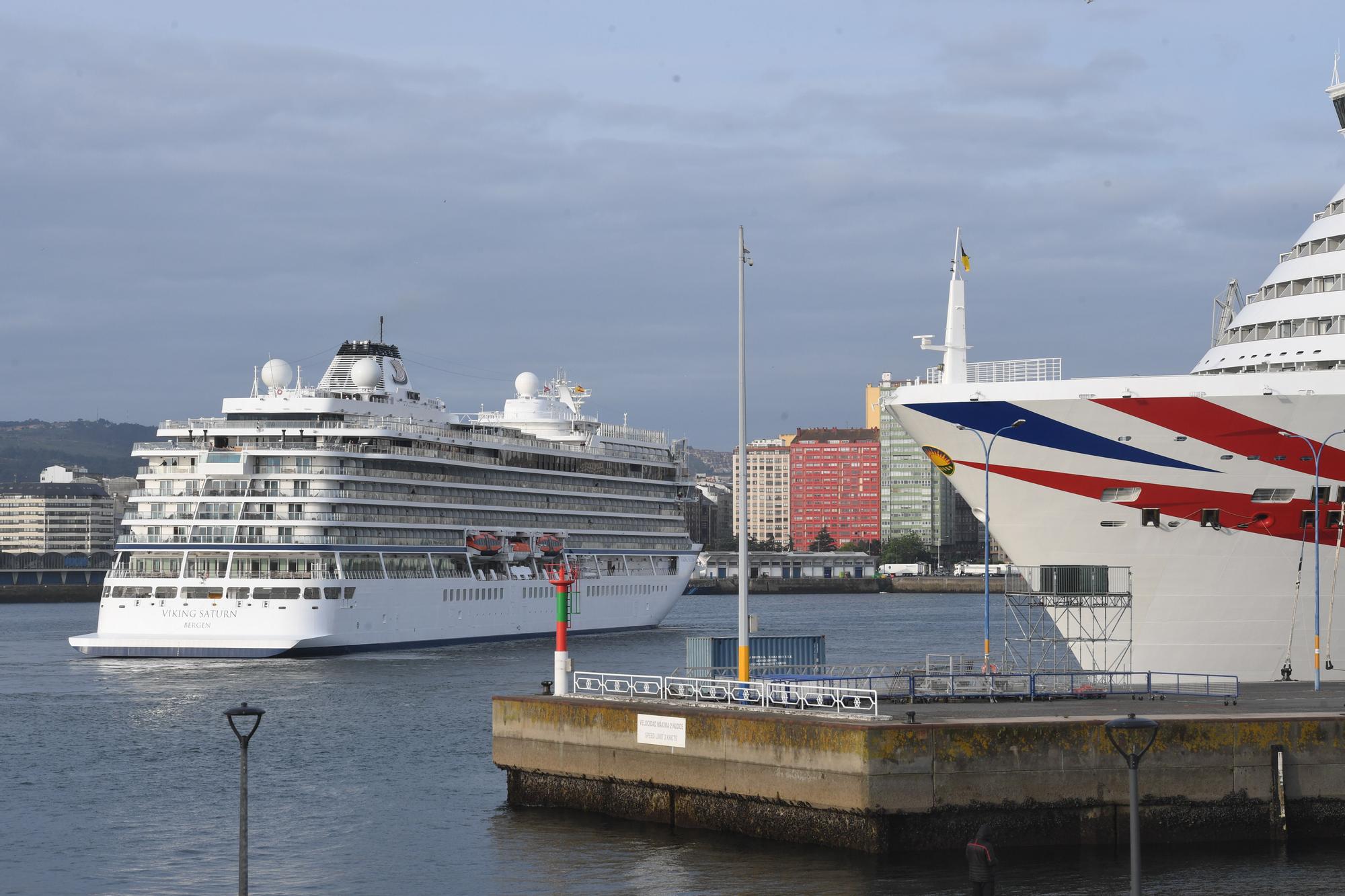 Primera escala del Viking Saturn en A Coruña