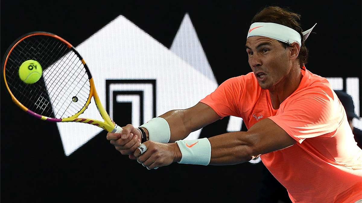 Nadal disputó un partido de exhibición ante Thiem